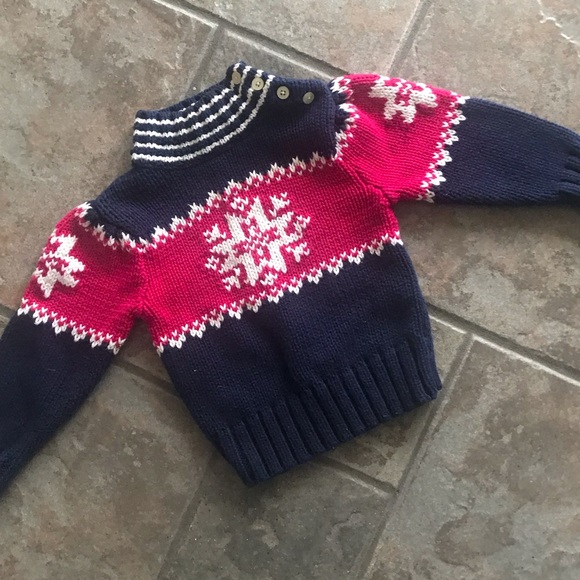 CHAPs baby girl cotton sweater - Picture 6 of 6